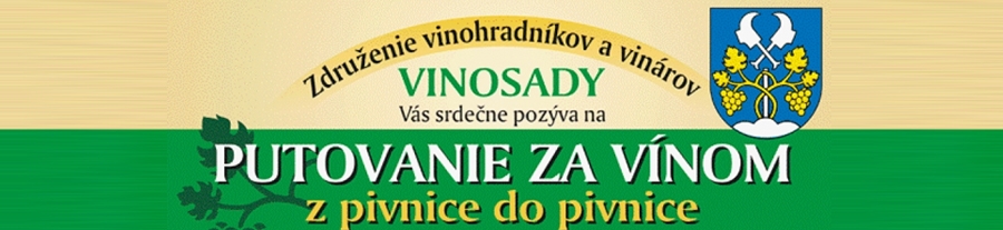 VINS WINERY vás pozýva na Putovanie za vínom z pivnice do pivnice | sobota | 22. MAREC 2014 | Vinosady